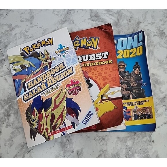 Ash's Quest & Galar Region (Pokémon)Game On 2020 Guidebooks Strategy Guides*Read - Picture 8 of 8